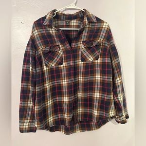 Flannel button down shirt